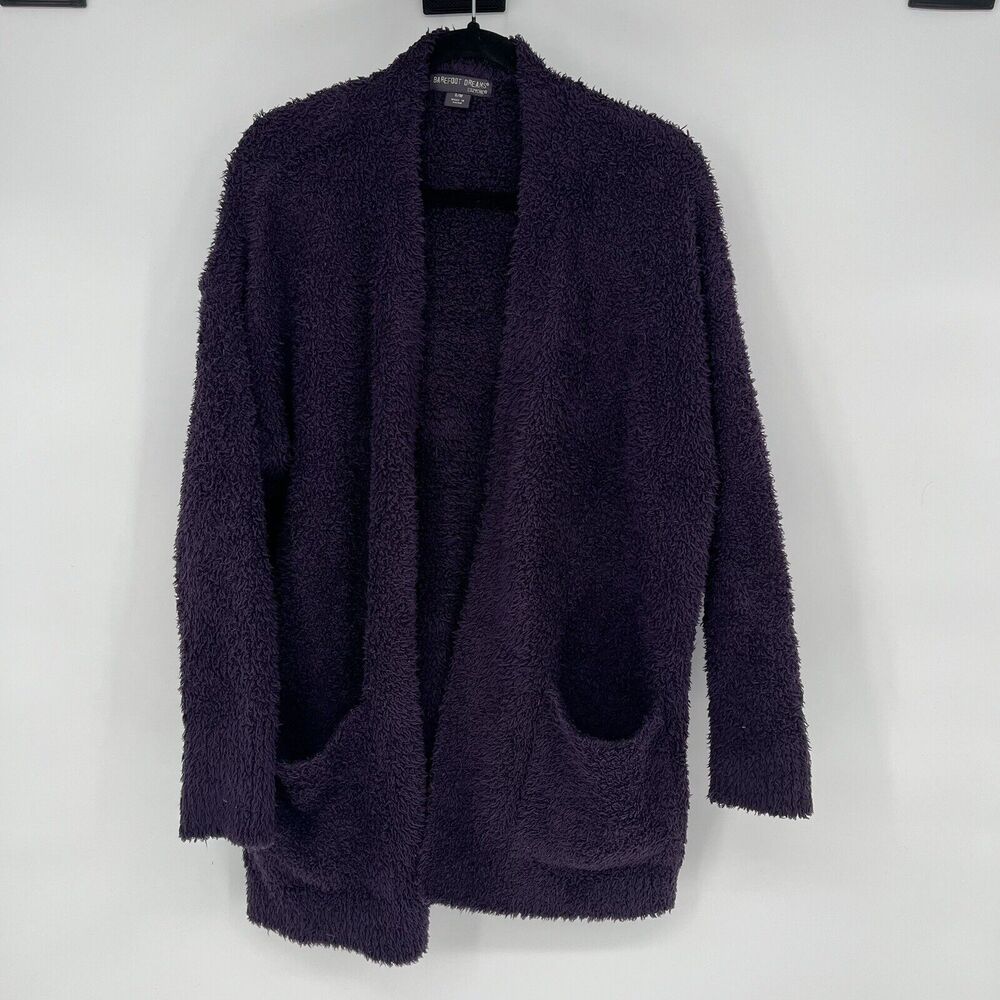 Barefoot Dreams S/M Purple Cardigan - Picture 9 of 9